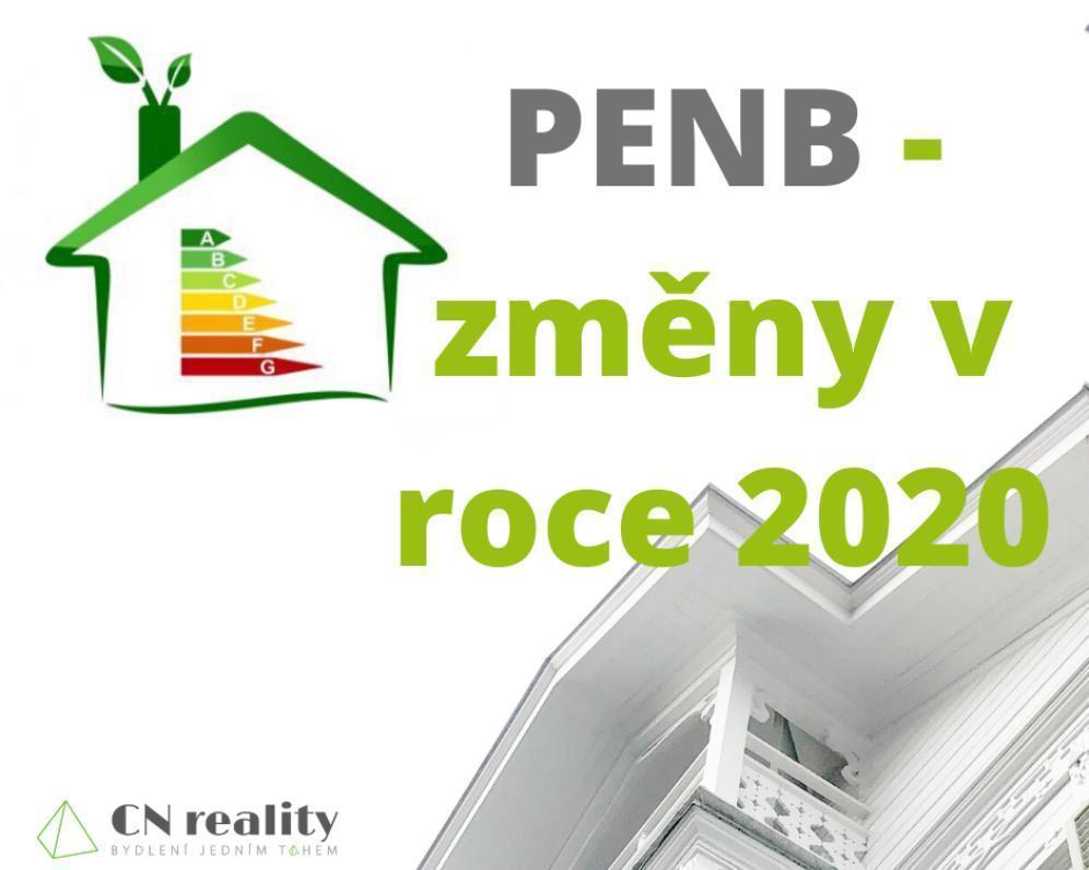 PRŮKAZ ENERGETICKÉ NÁROČNOSTI BUDOVY (PENB) – ZMĚNY 2020