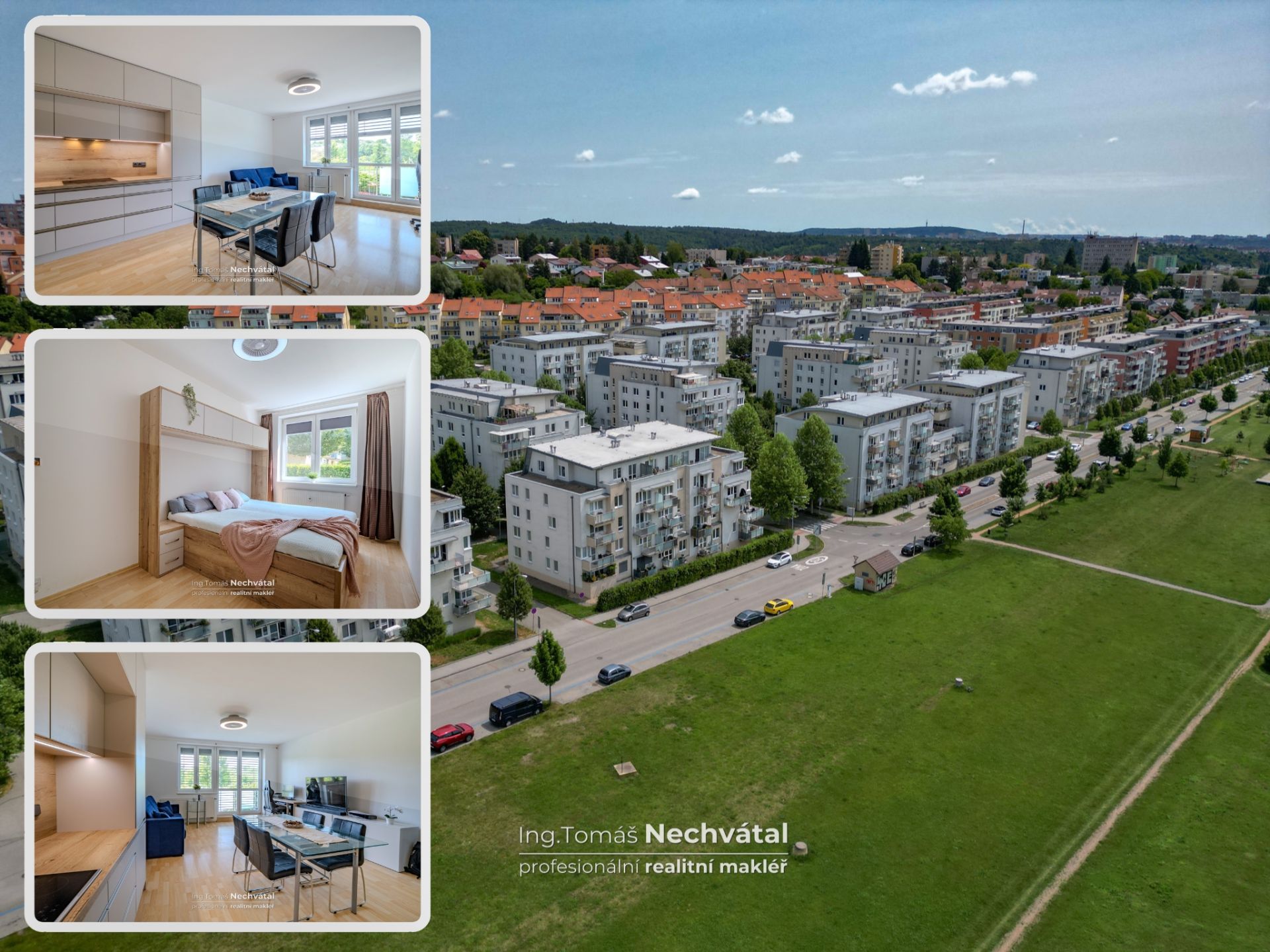 REZERVOVÁNO - prodej bytu 3+kk s balkonem v Medlánkách